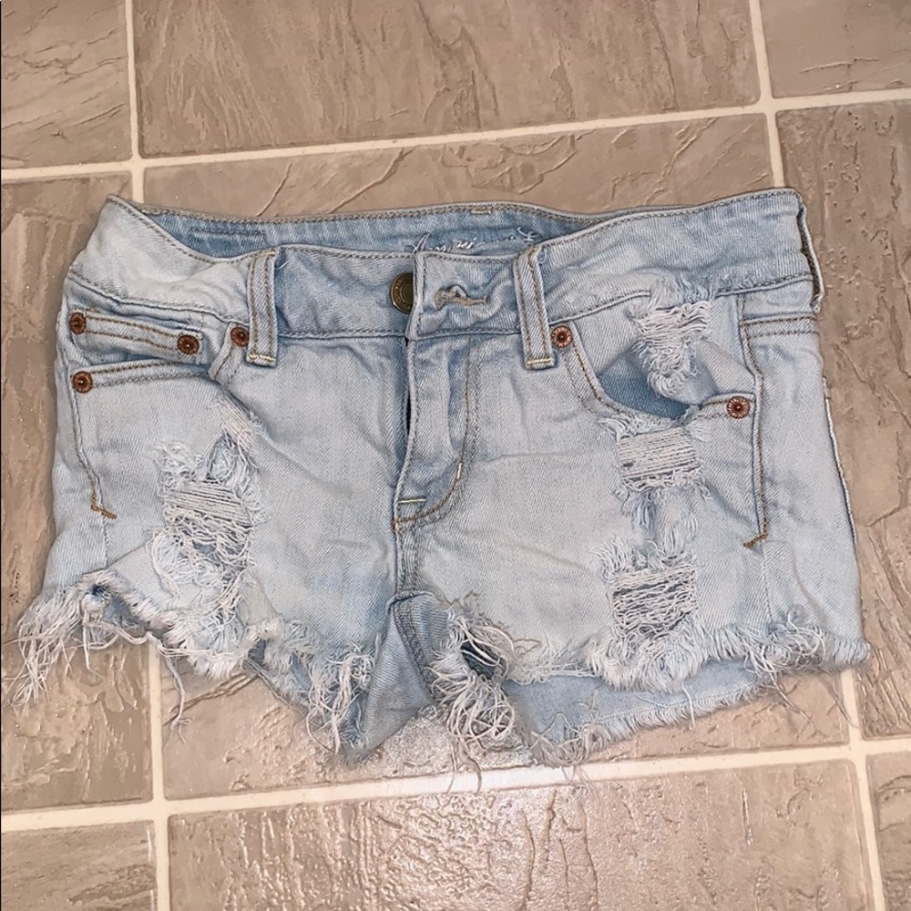 American eagle jean shorts